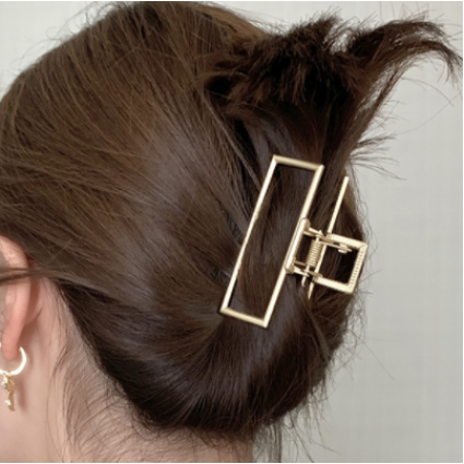 SOHO Square Hair Claw Small - Gold